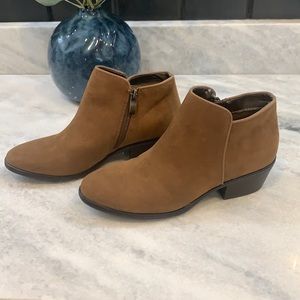 X Appeal faux suede booties WORN ONCE